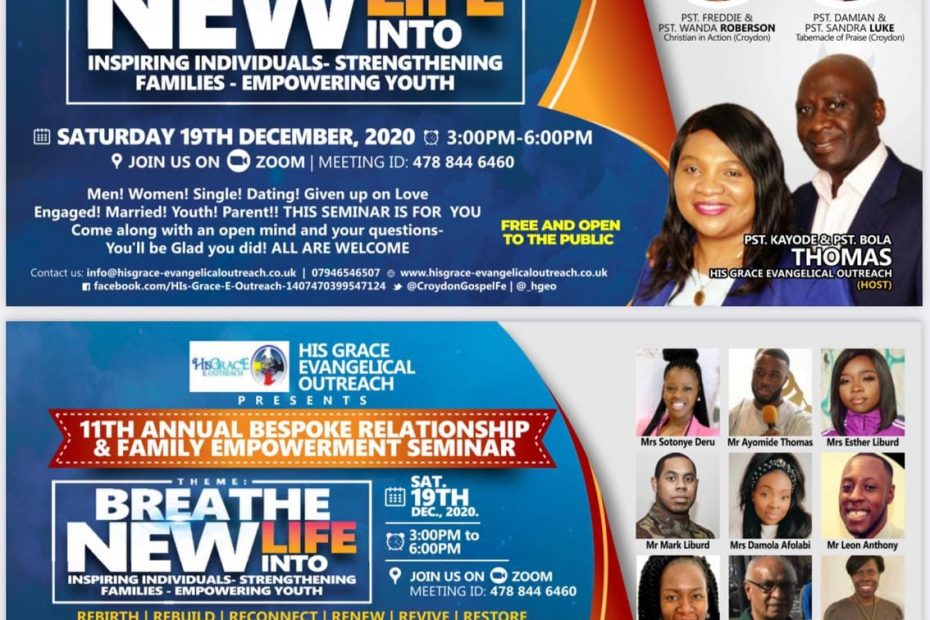 Relationship and Family Empowerment Seminar